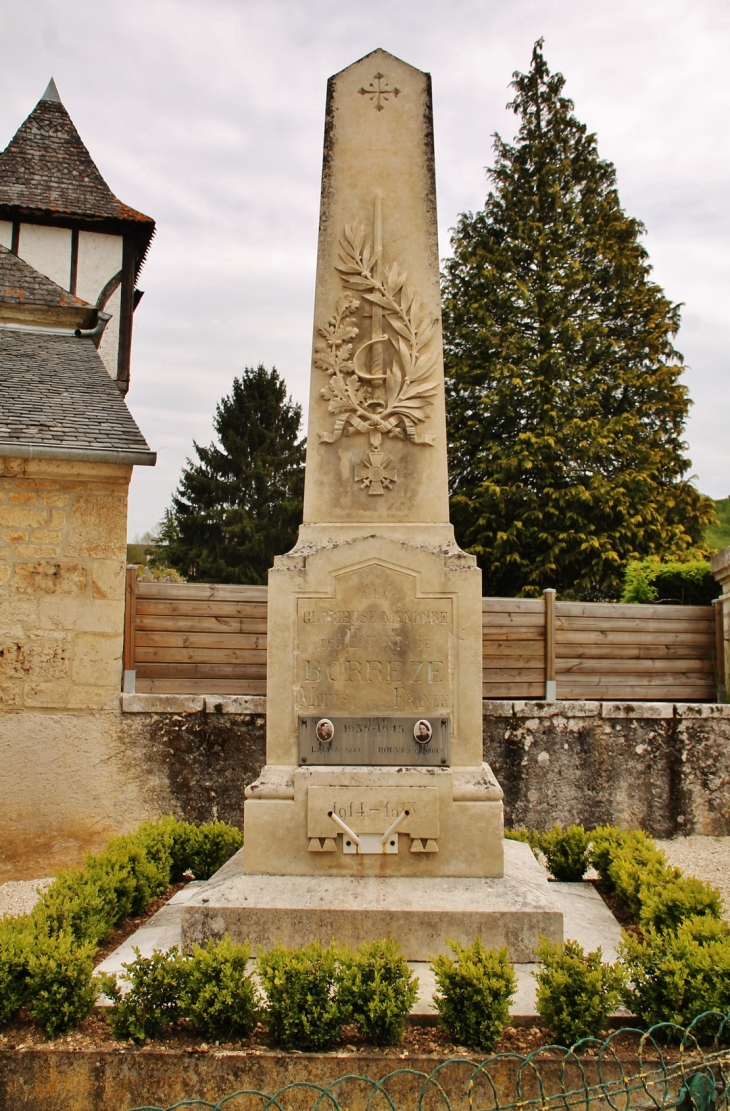 Monument-aux-Morts - Borrèze