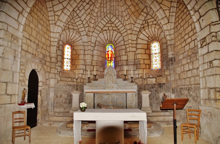 église St Martin - Borrèze