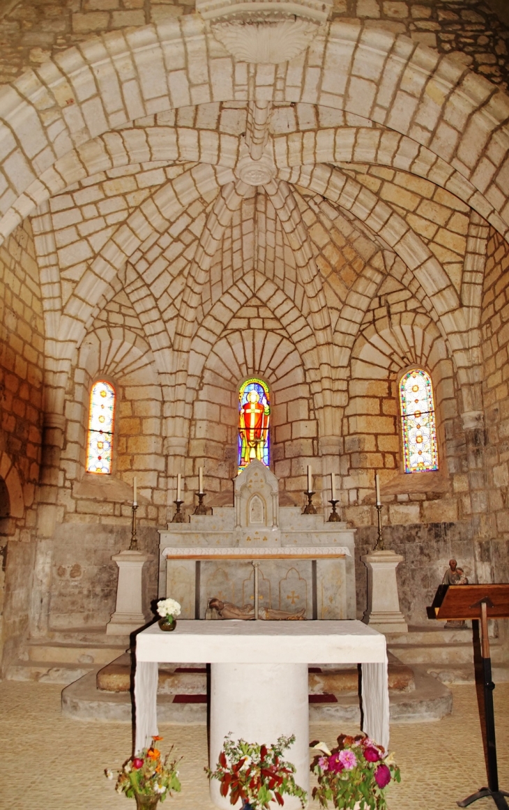 église St Martin - Borrèze