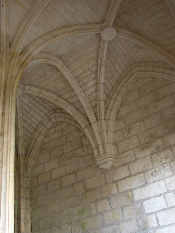 Plafond de la salle capitulaire - Brantôme