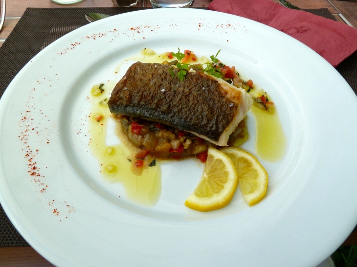 Assiette du restaurant  - Brantôme