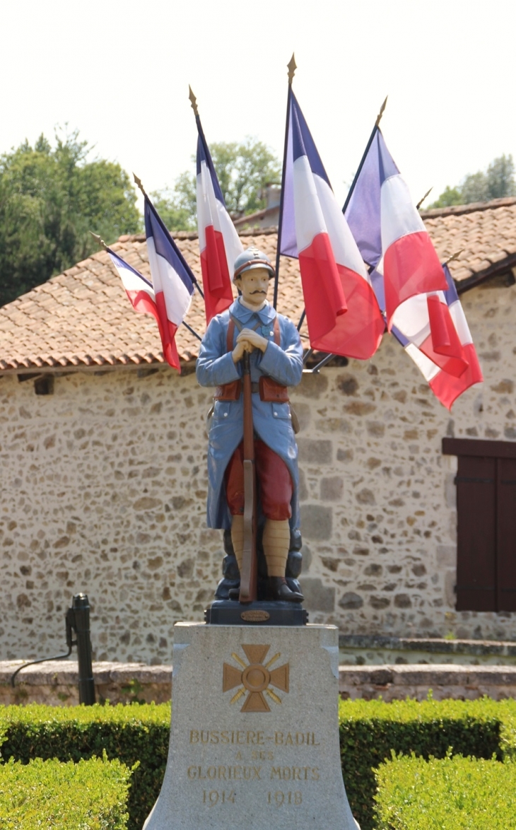 Monument-aux-Morts - Bussière-Badil