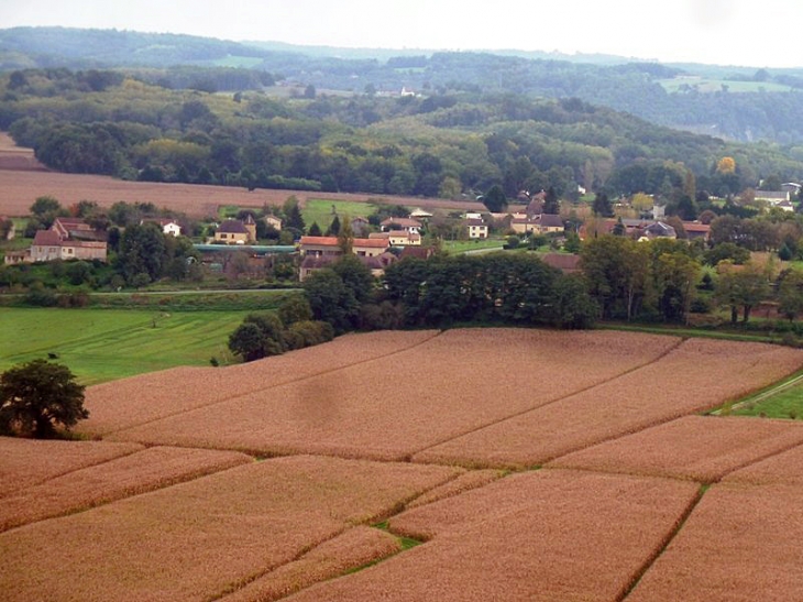 Vue sur le village - Calès