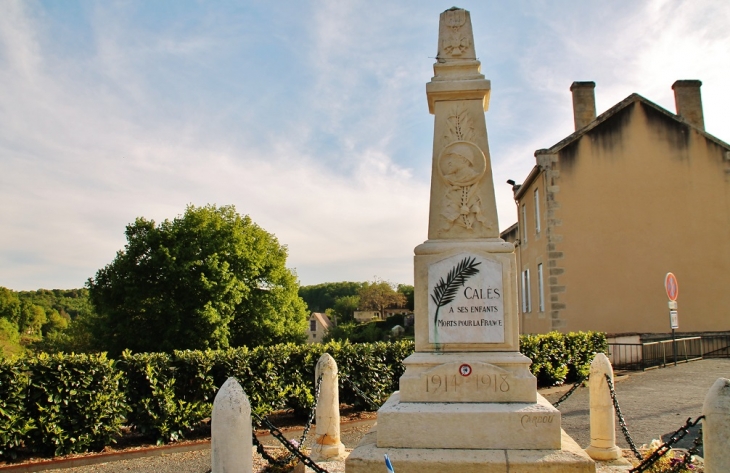 Monument-aux-Morts - Calès