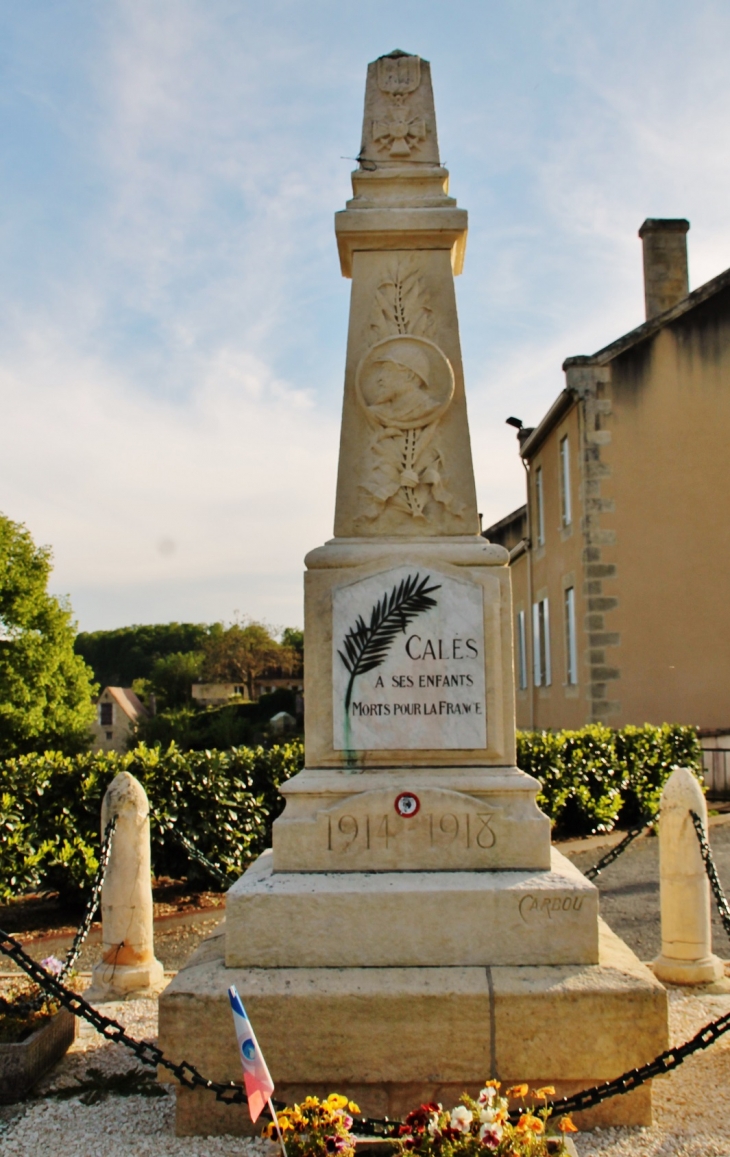 Monument-aux-Morts - Calès