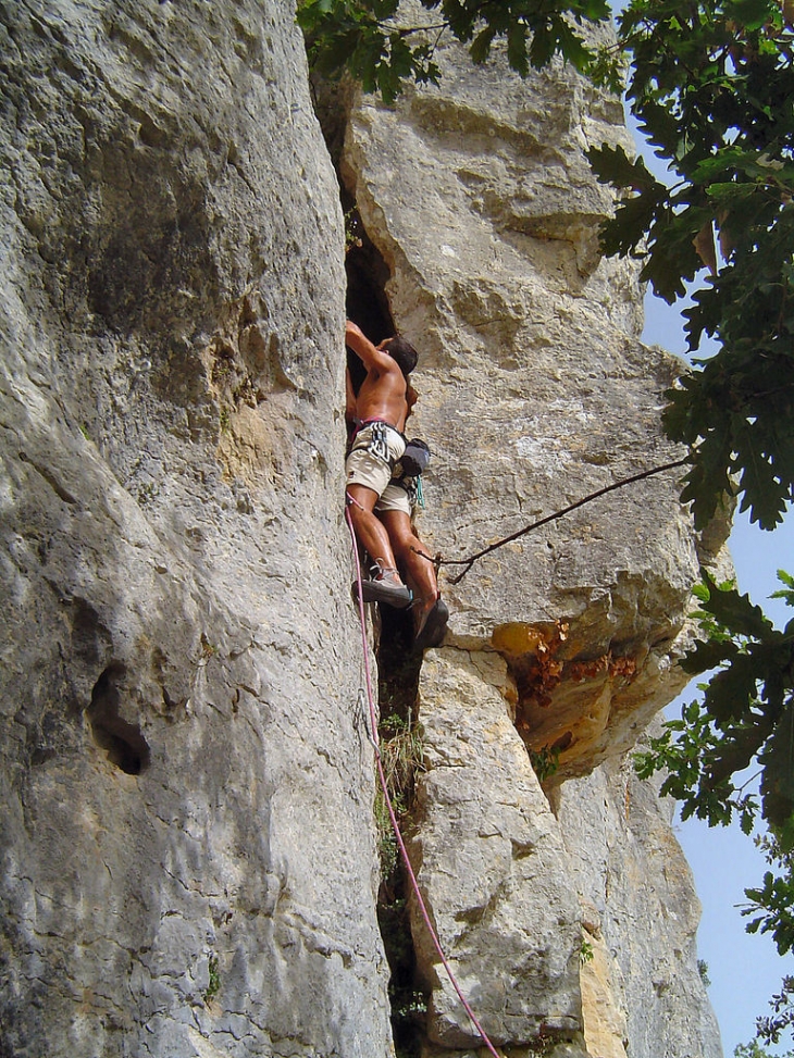 Le mur d'escalade de Campagne