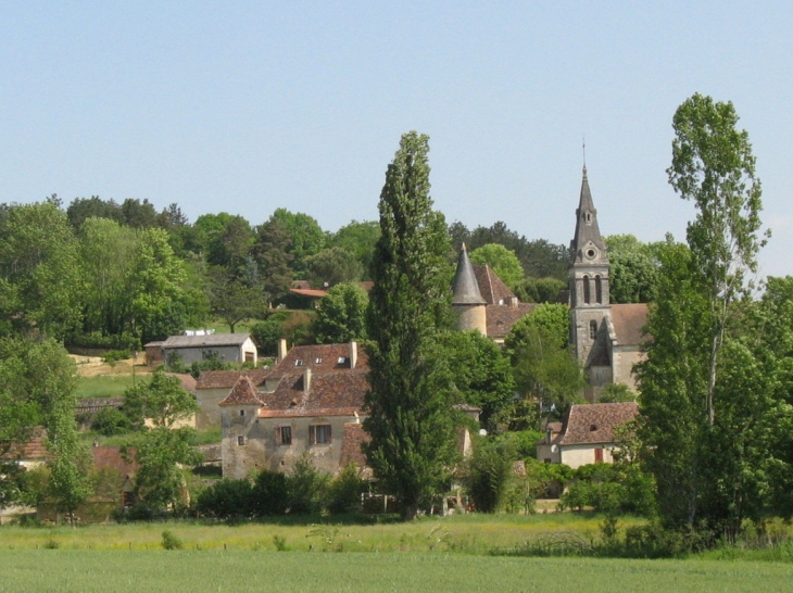 Vue générale sur le village - Campsegret