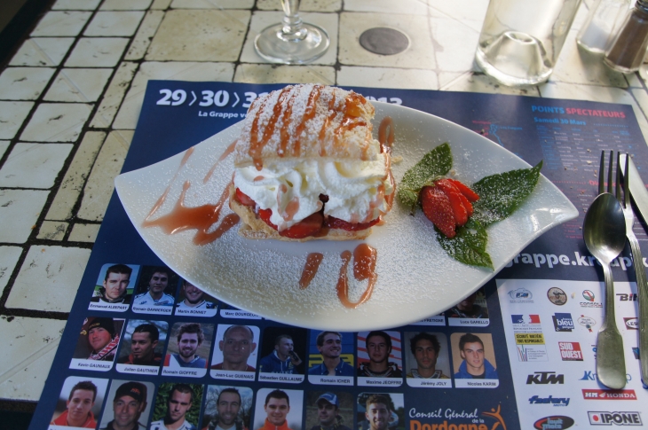 L'assiette du restaurant. - Campsegret