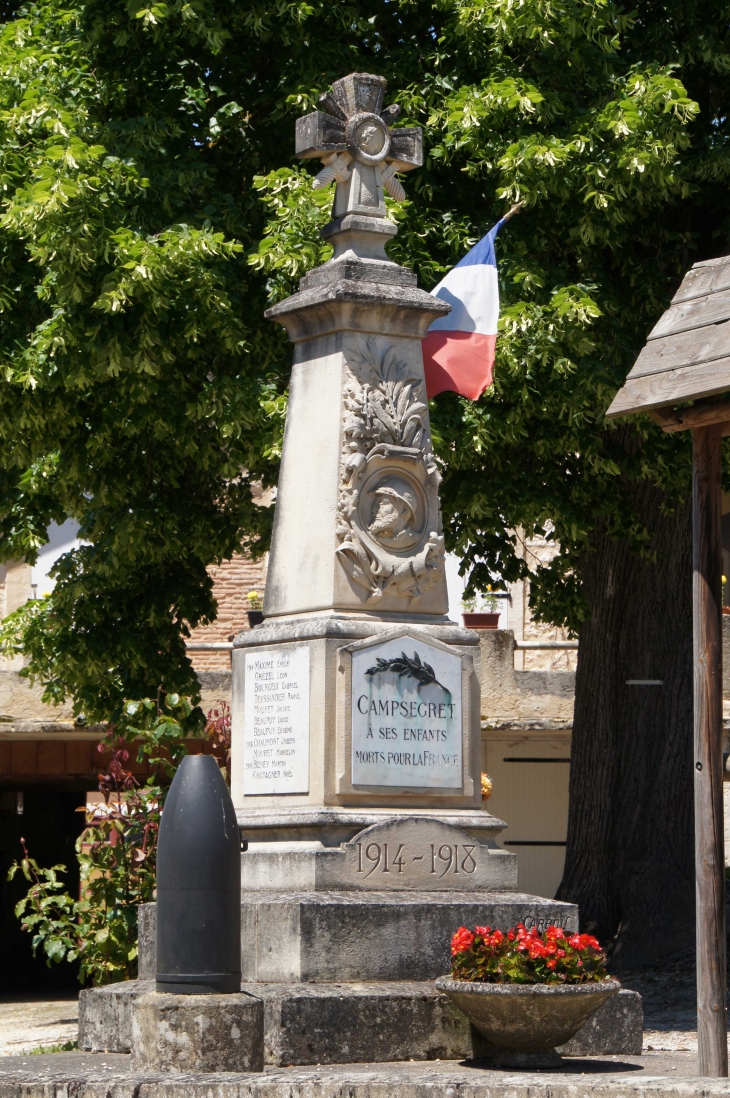 Le Monument aux Morts - Campsegret