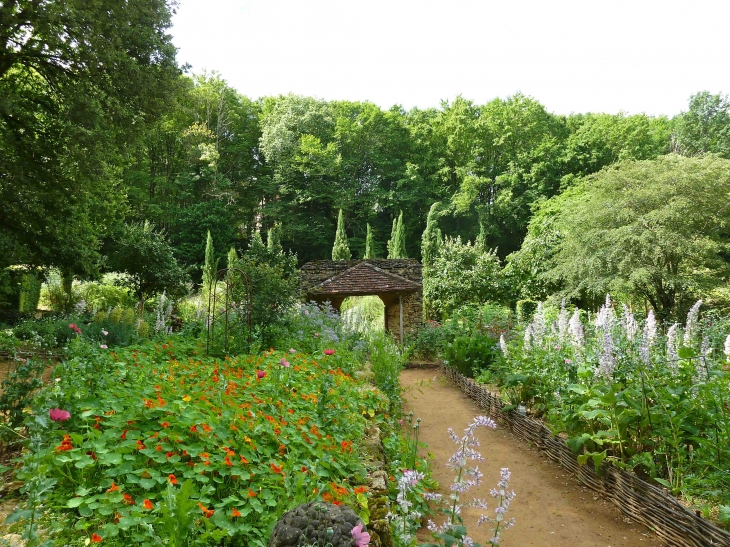 Les Jardins de Cadiot se composent de 10 jardins par thème de couleur, sur deux hectares. - Carlux