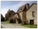 Vieille maison et arrière de l'église