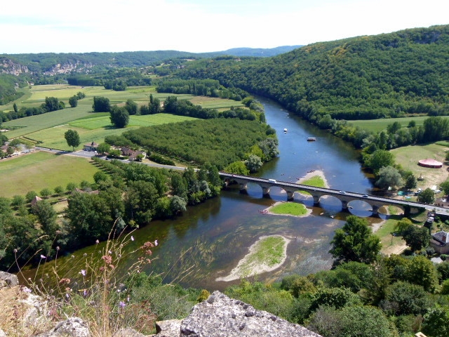 La Dordogne vue du chateau - Castelnaud-la-Chapelle