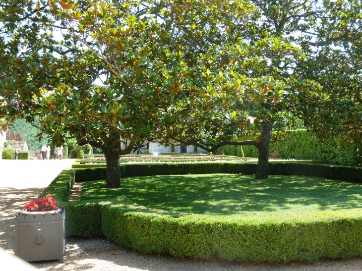 Jardin a la française du château des Milandes - Castelnaud-la-Chapelle