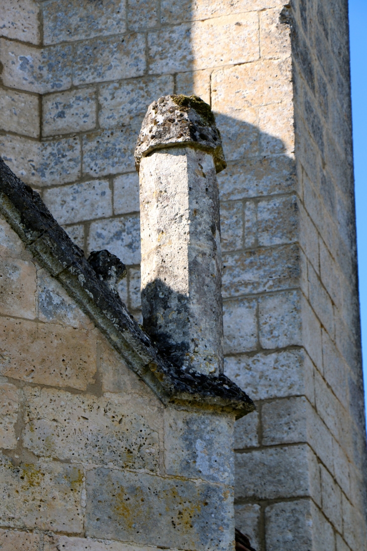 Cheminée de la baptistère : église Saint Cybard - Cercles