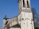 La façade est de l'église Saint-Christophe.