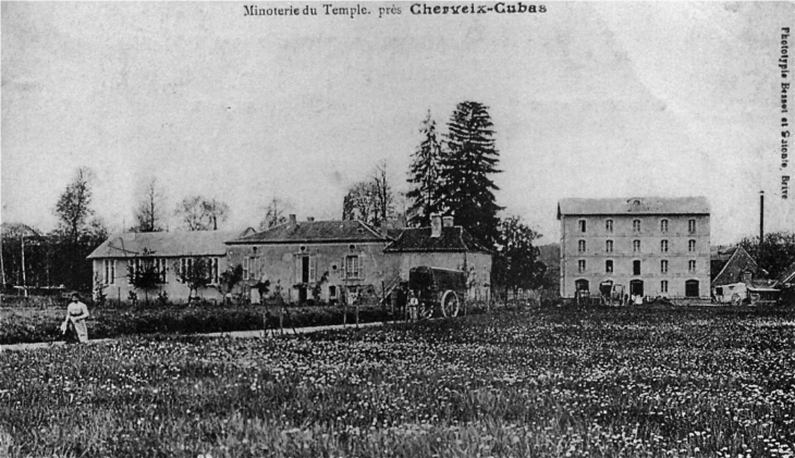 Carte postale ancienne du début du siècle dernier - Cherveix-Cubas