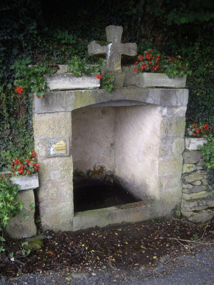 La fontaine miraculeuse Sainte Catherine. - Clermont-d'Excideuil