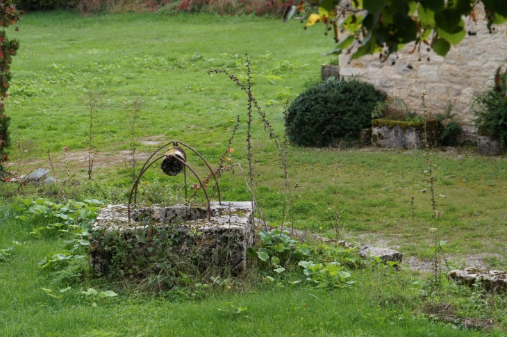 Le puits ancien près de l'église. - Coly