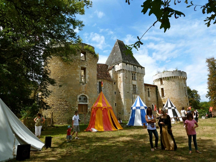 Chateau-de-laxion-1575-est-sans-doute-l-annee-de-construction-de-la-tour-sud-par-les-chapt-de-rastignac - Corgnac-sur-l'Isle