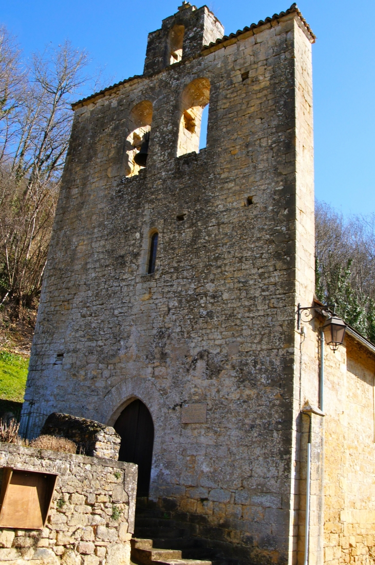 L'église de Bigaroque. - Coux-et-Bigaroque