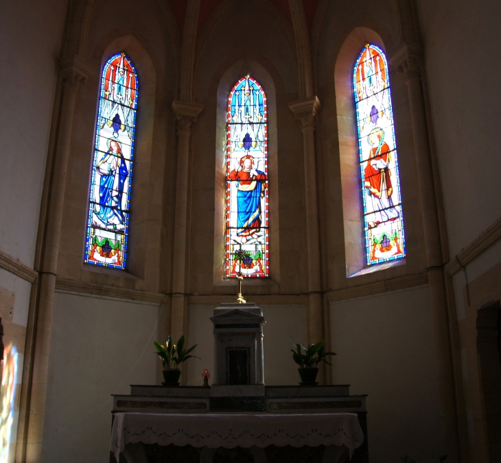 Les vitraux du Choeur. - Couze-et-Saint-Front