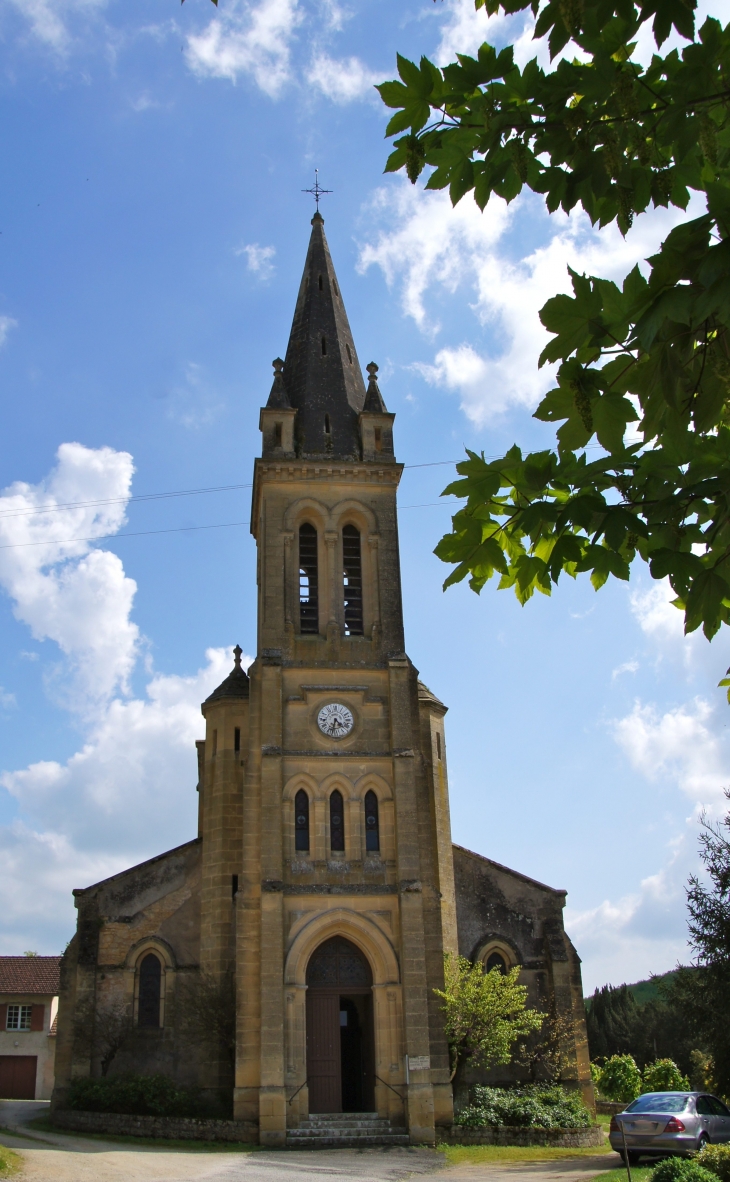 Eglise Saint-Etienne de Couze , fin XIXe siècle. - Couze-et-Saint-Front