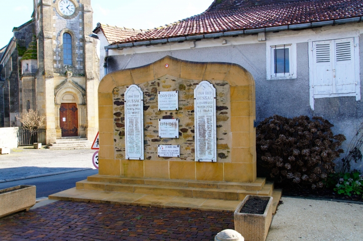 Le Monument aux Morts - Dussac