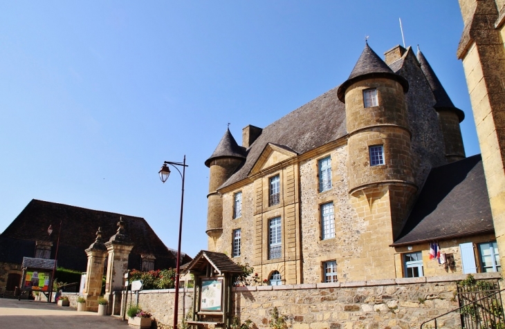 Château et Mairie - Dussac