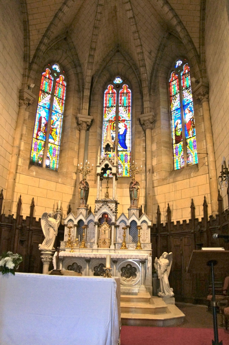 Le choeur de l'église Saint Thomas. - Excideuil