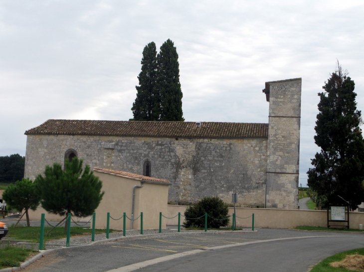 Eglise-Façade nord - Flaugeac