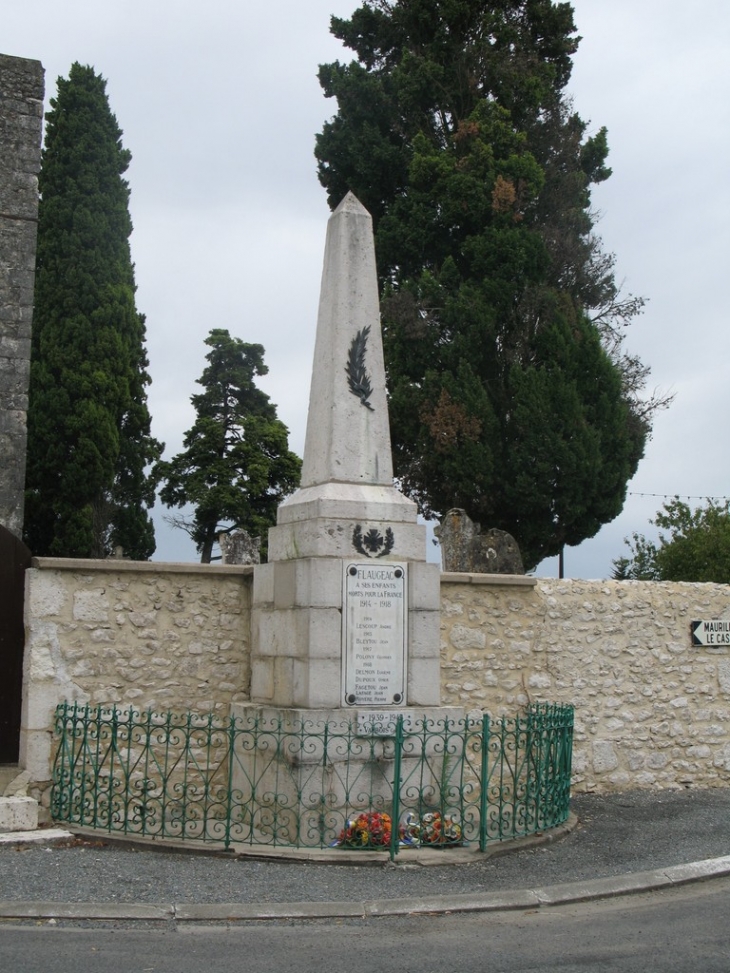 Monument aux Morts - Flaugeac