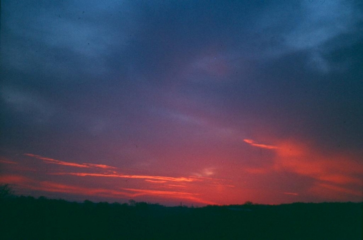 Ciel au couchant - Flaugeac