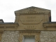 Fronton de l'école communale-RF-1883