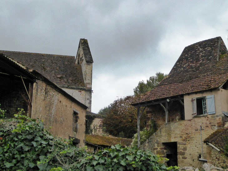 Vue sur l'église - Grives