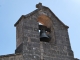 Le clocher-mur de l'église Saint-Pierre.