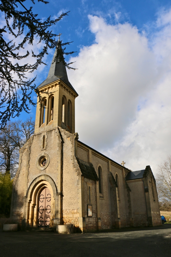 Eglise de Drayaux du XIXe siècle. - Lalinde