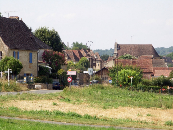 La sortie du village - Lanquais