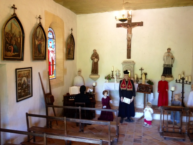 Le Bournat: L'intérieur de la chapelle. - Le Bugue