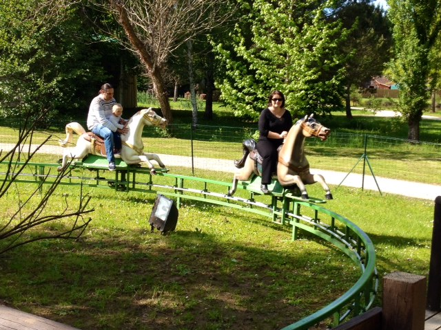 Le Bournat: attraction des chevaux galopants. - Le Bugue