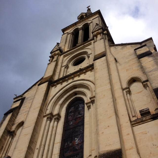 Le clocher de l'église XIXème. - Le Bugue