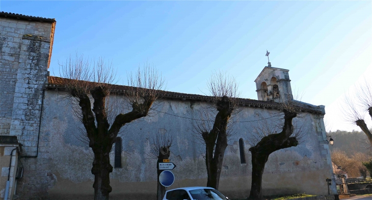 Façade Nord de l'église Saint Jean Baptiste - Le Change