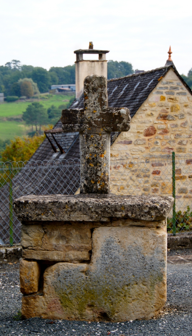 Croix de chemin dans le villzage de Saint Lazare. - Le Lardin-Saint-Lazare