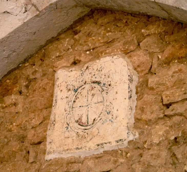 Fresque de l'église Saint Martin. - Limeuil