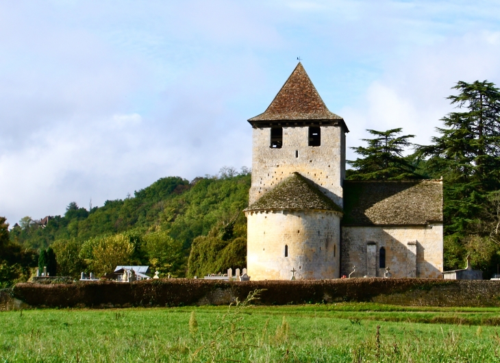 L'église Saint-Martin, en 2013. - Limeuil