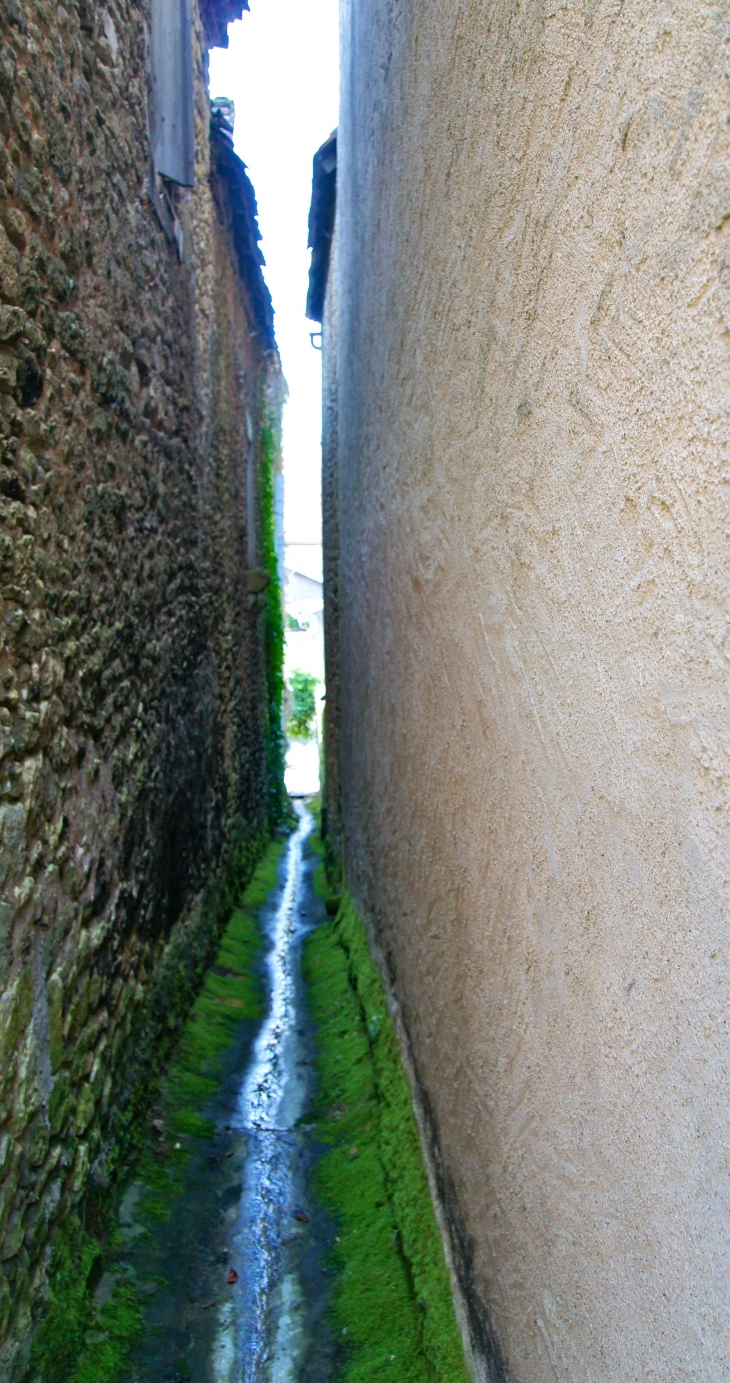 Chaque maison du village était séparée des autres par un étroit boyau appelé  - Limeuil