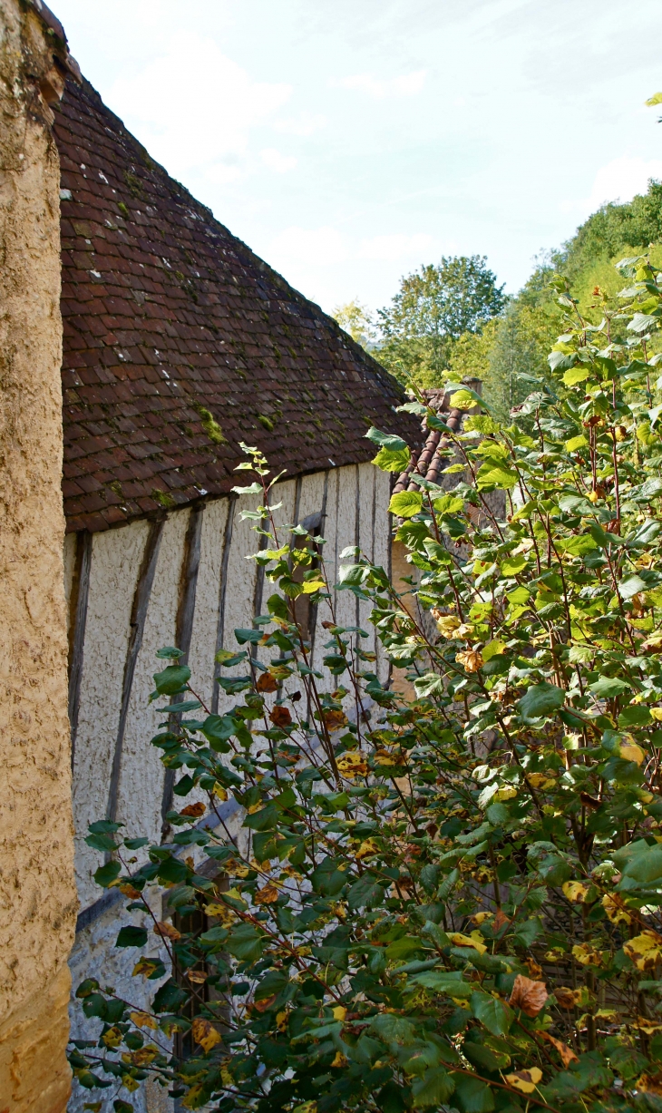 Maison à colombage. - Limeuil