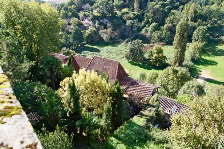 Vue des Jardins Panoramiques. - Limeuil