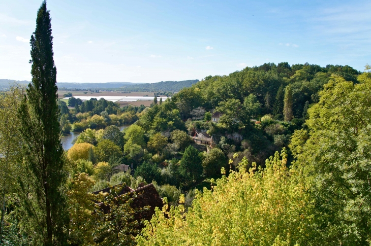 Vue des Jardins Panoramiques. - Limeuil