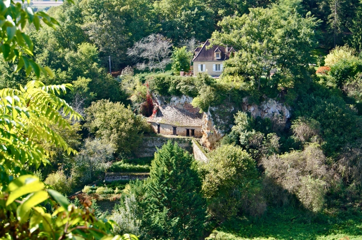 Vue des Jardins Panoramiques. - Limeuil