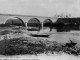 Photo suivante de Limeuil Pont sur le Vézère (confluent Vézère Dordogne), vers 1905 (carte postale ancienne).